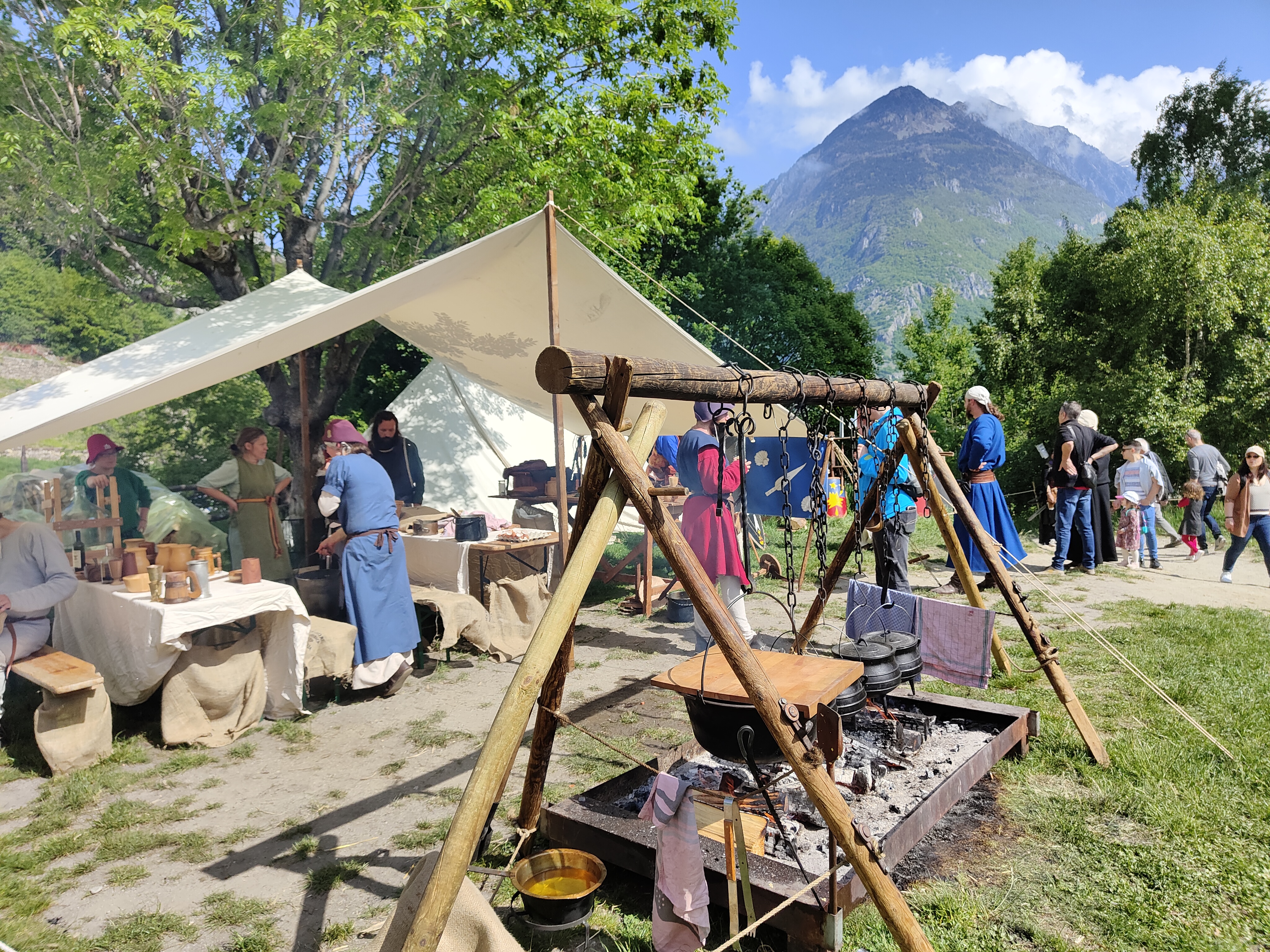 Cuisine en médiévale